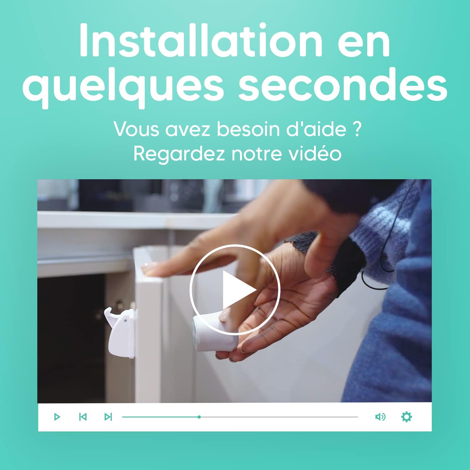 Thumbnail 4 de Aycorn Verrous magnétiques 10 pièces 🔒
