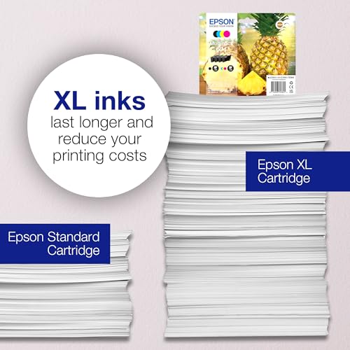 Detalle de Epson 604 Pineapple Genuine Multipack – 4-colour Ink Cartridges
