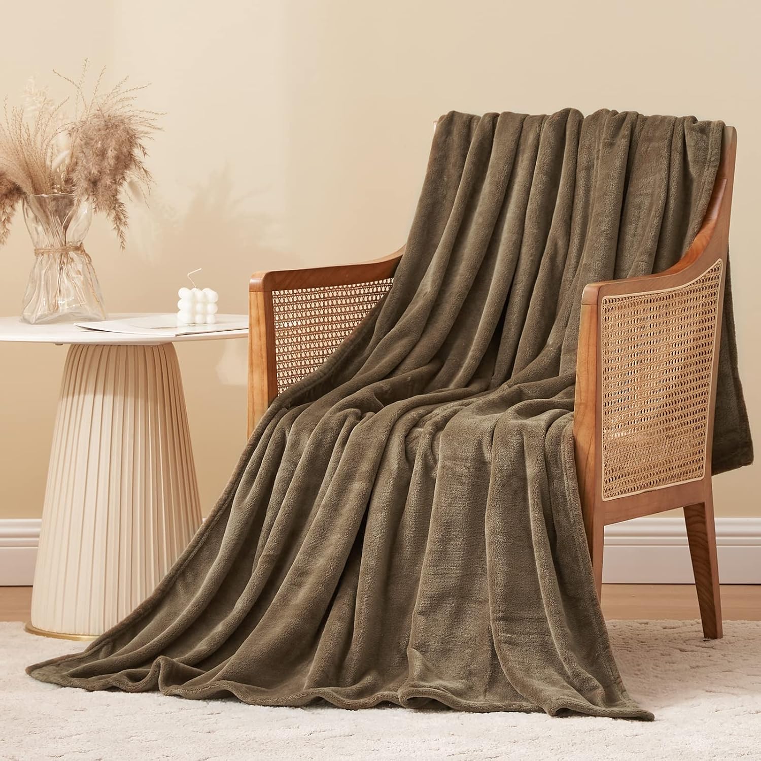 Thumbnail 1 de Aisbo fleece blanket throw 130x150cm