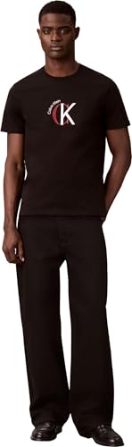 Thumbnail 3 de Calvin Klein SS 30S WHSL CKJ 2TONE CK Graphic LV14RE829G – Camiseta gráfica hombre, color negro, talla L