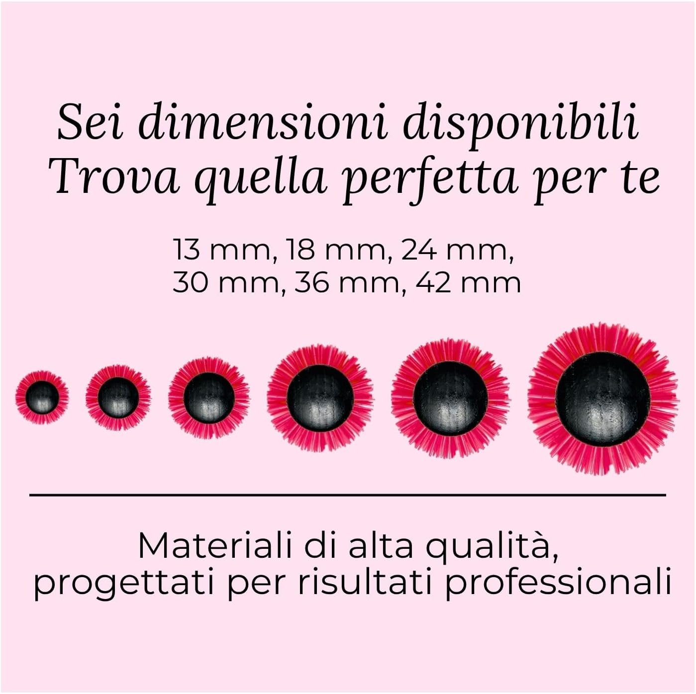 Detalle de TEK Linea Professionale Spazzola Termica con Rullo in Ceramica e Setole Antibatteriche – Diametro 36 mm