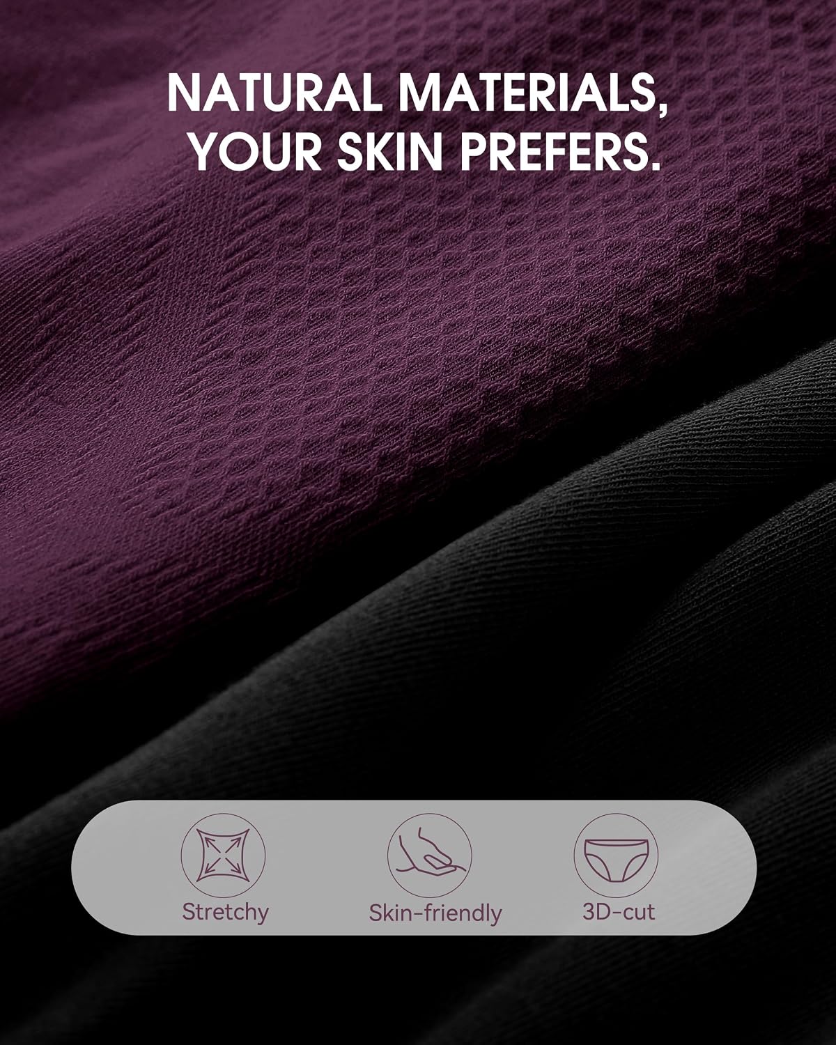 Detalle de BAMBOO COOL Women's Seamless Moisture-Wicking Briefs