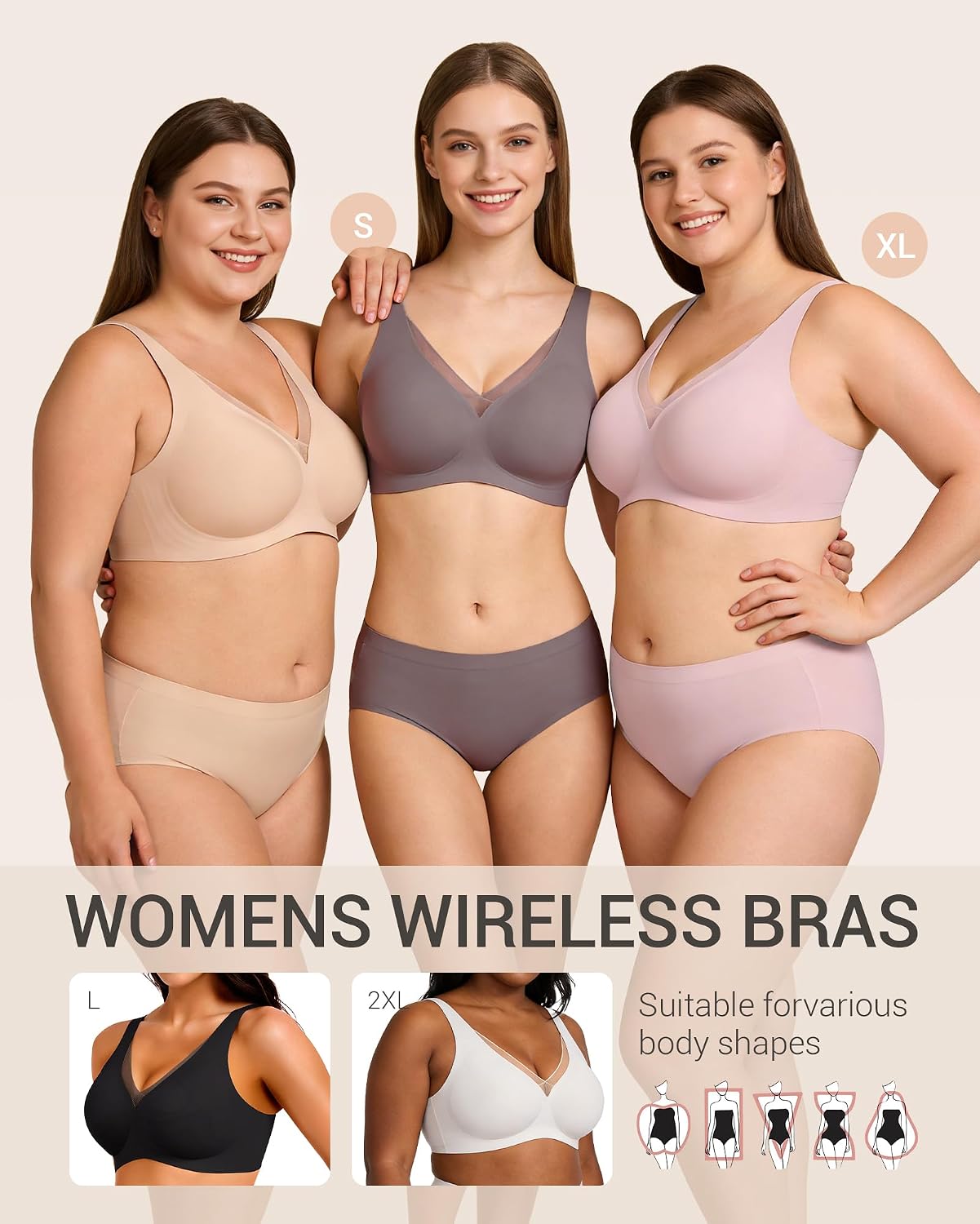 Thumbnail 5 de Gailife Wireless Plunge Bra
