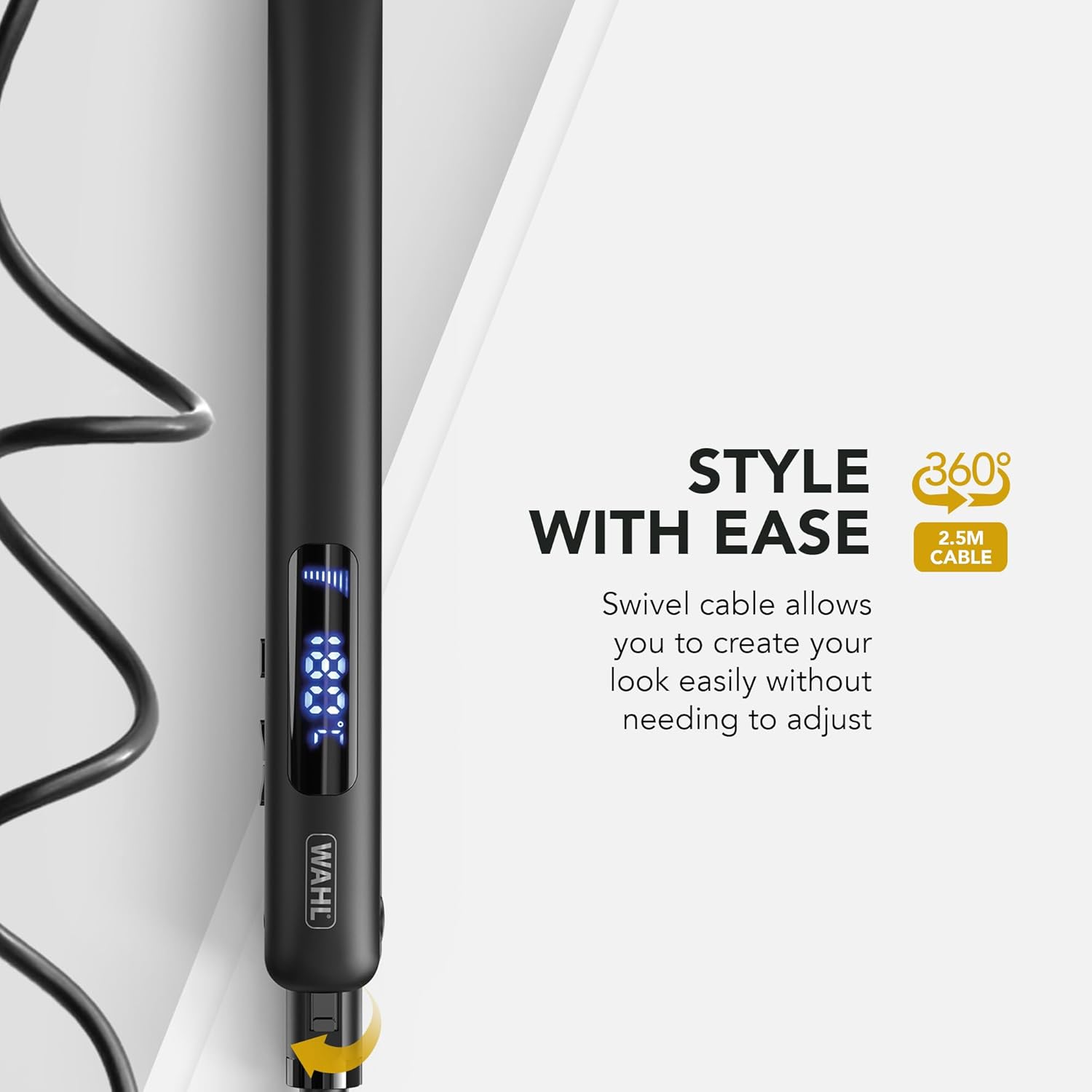 Detalle 2 de Wahl Hair Straightener with Argan Oil Infused Plates