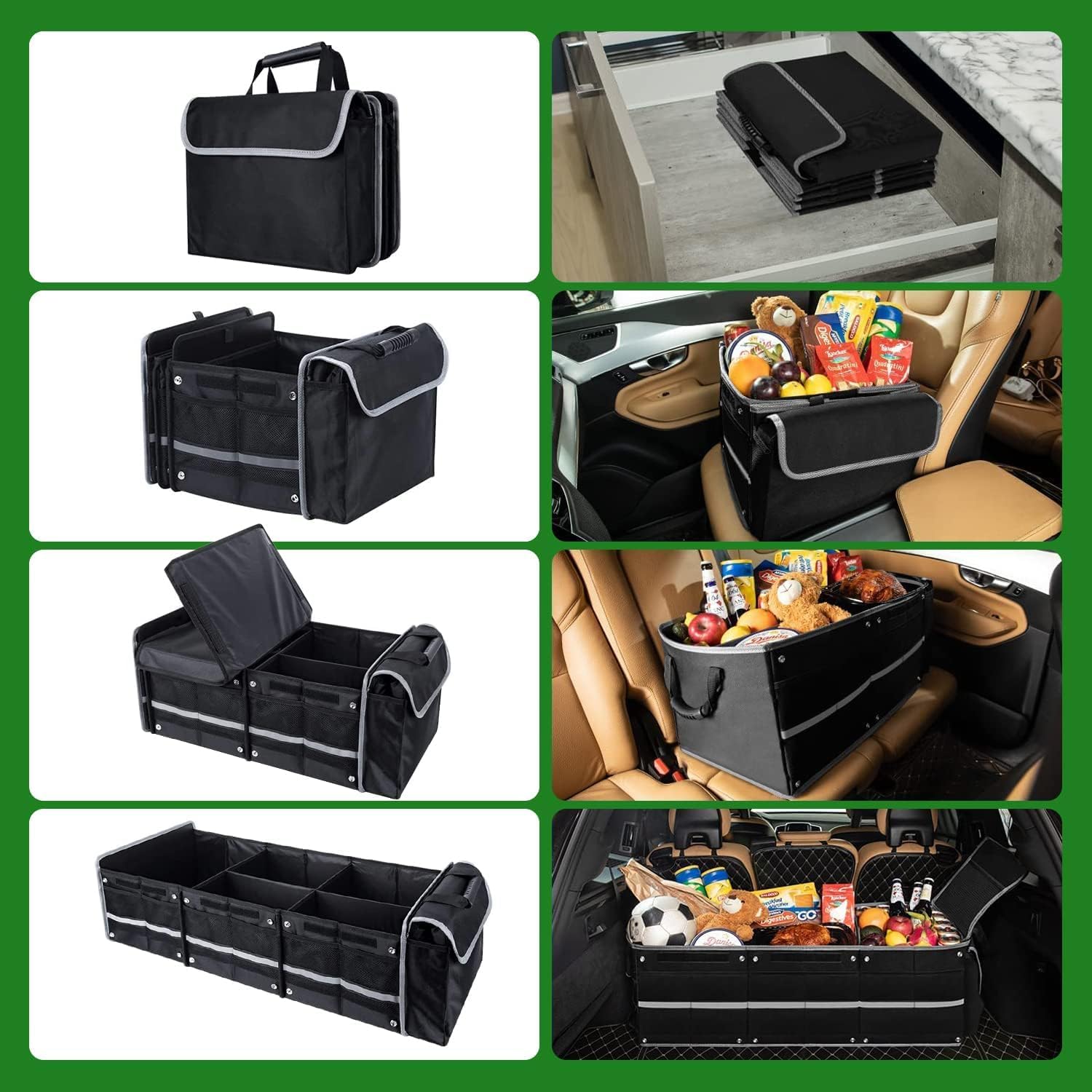 Detalle 2 de Snuopfy 115L Trunk Organizer with Cooler Bag
