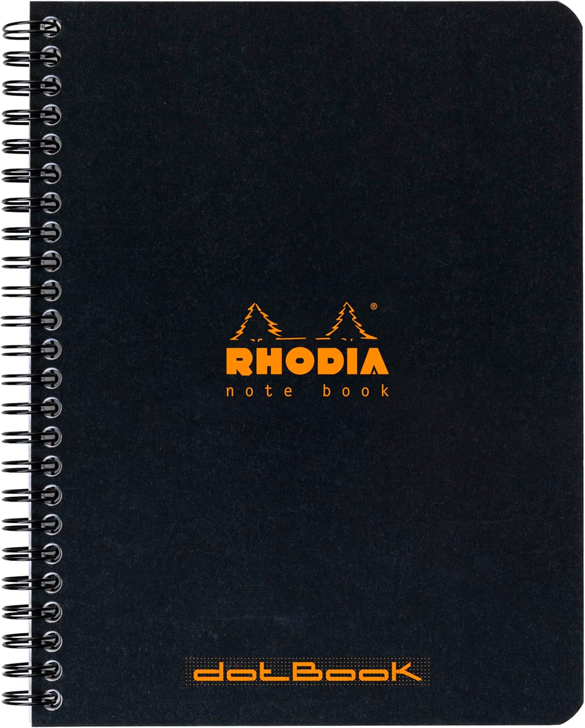 Thumbnail 1 de RHODIA 193439Cpack Cahier à Spirale Noir A5+ dot-grid, Lot de 5 — 160 pages détachables