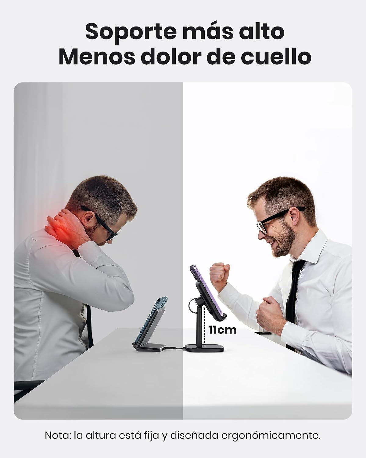 Detalle 2 de INIU Cargador Inalámbrico Rápido 15W