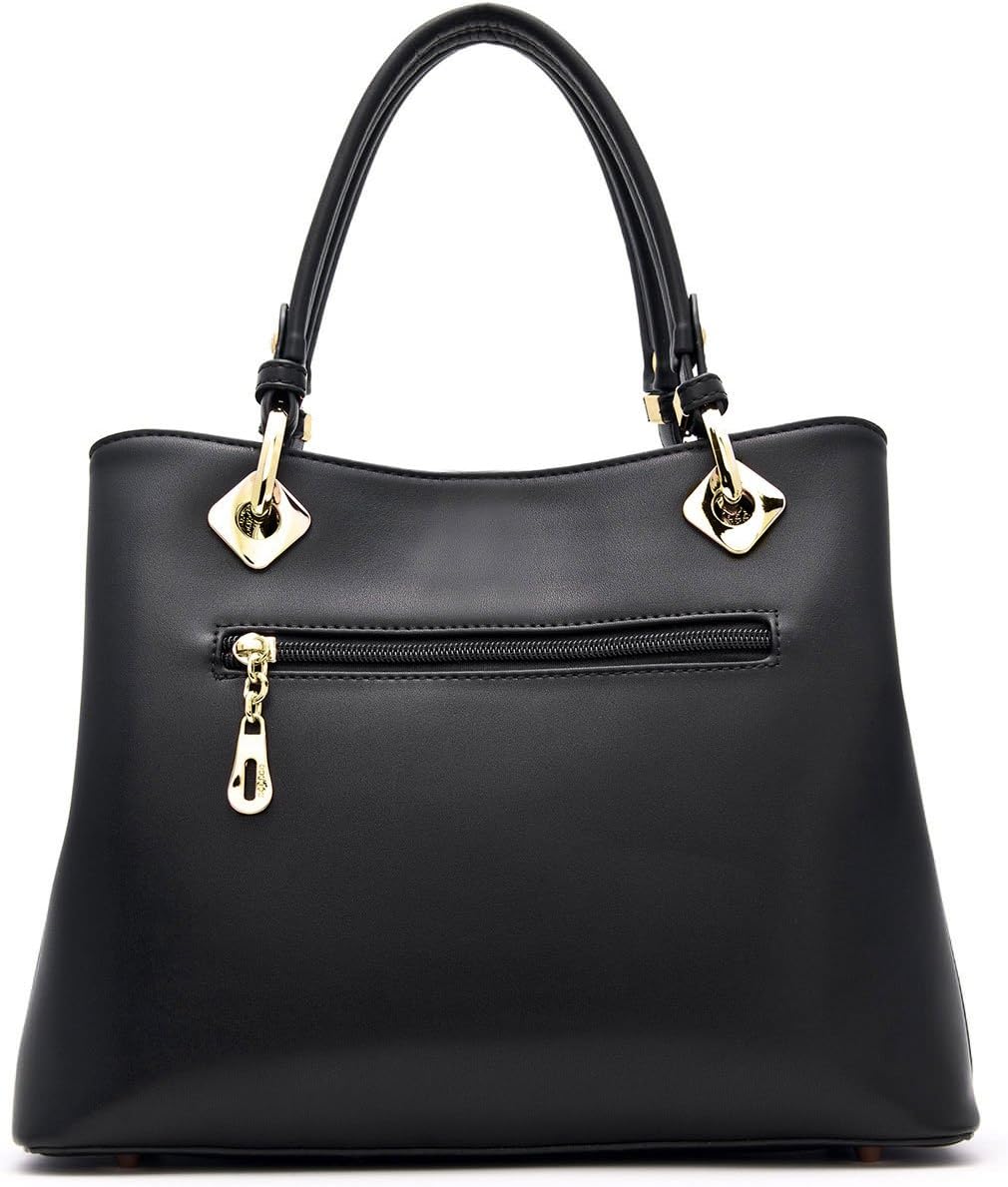 Detalle de DEERWORD Donna Borsa a Mano Borsa a Spalla Elegante 3001