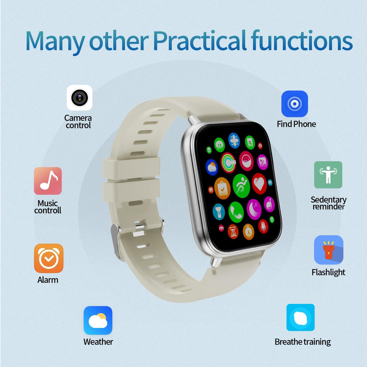 Thumbnail 6 de Smart Watch for Men Women with 1.85" Touchscreen and 100+ Sports Modes