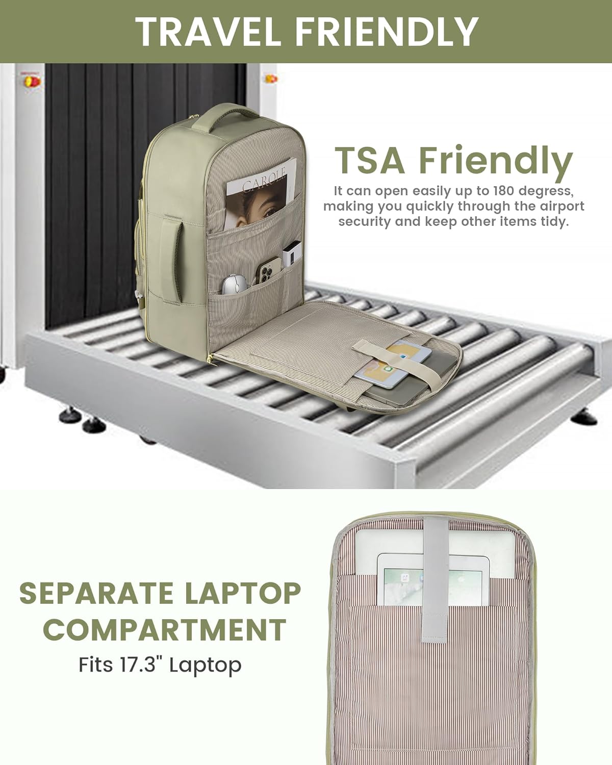 Thumbnail 5 de LOVEVOOK Travel Backpack 40L
