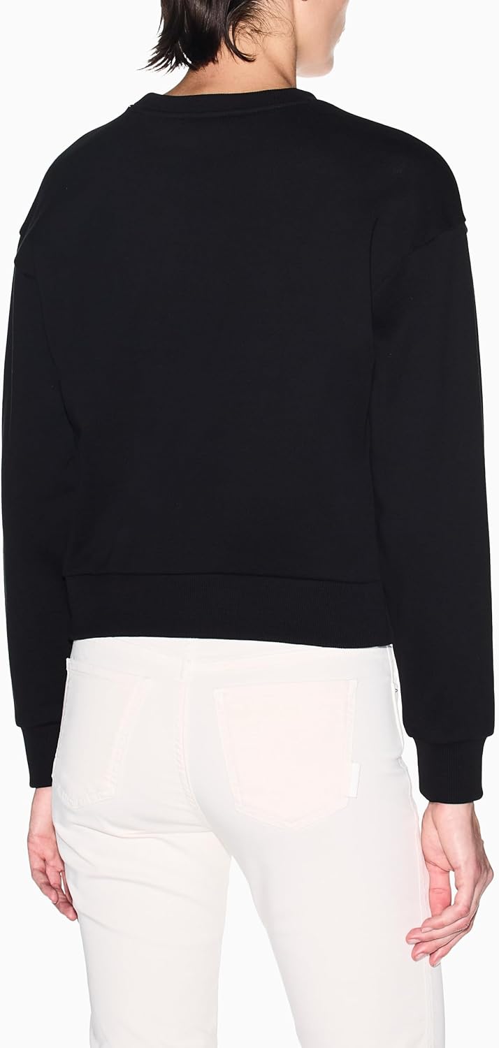 Detalle 2 de Armani Exchange Long Sleeve Milano-New York Front Logo – Maglia di Tuta Donna