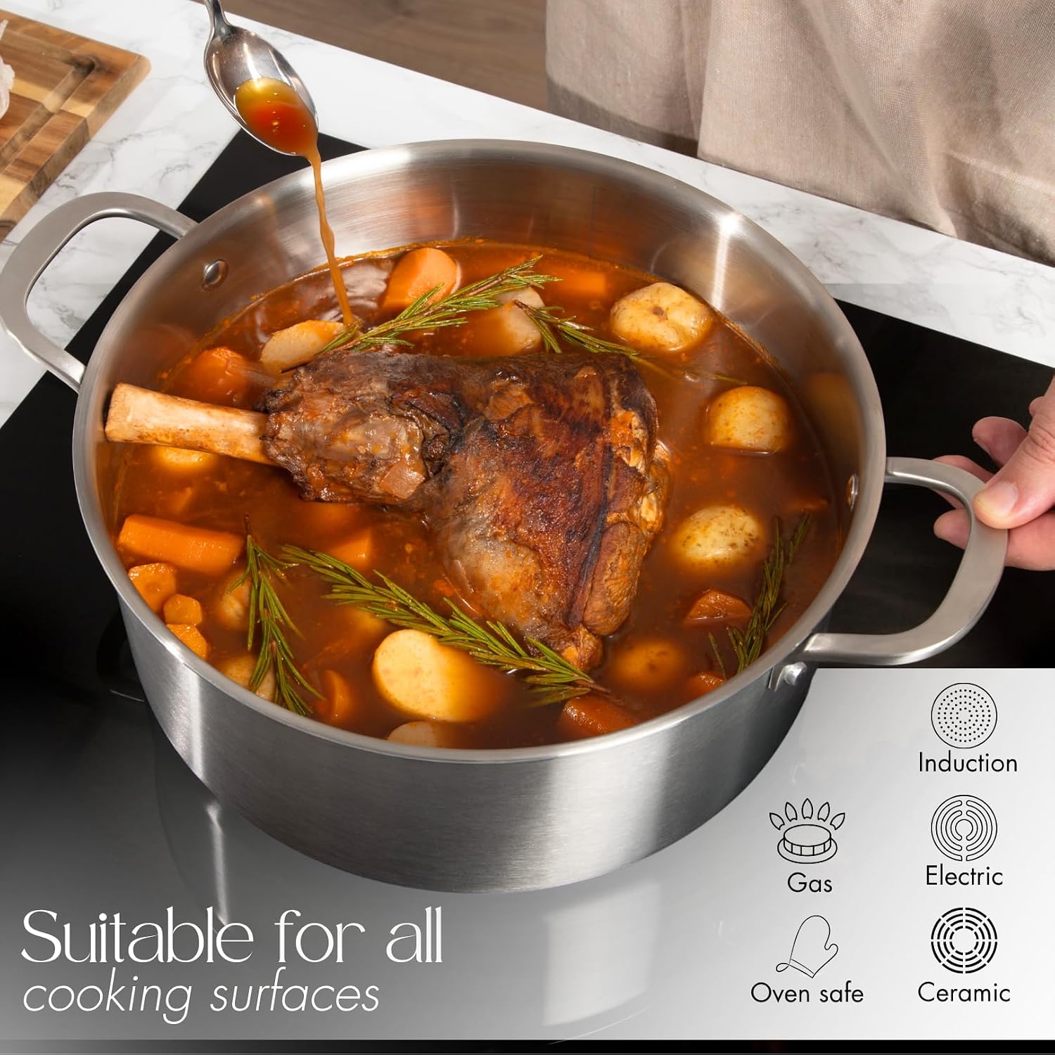 Thumbnail 6 de Nuovva 14pc Cookware Set