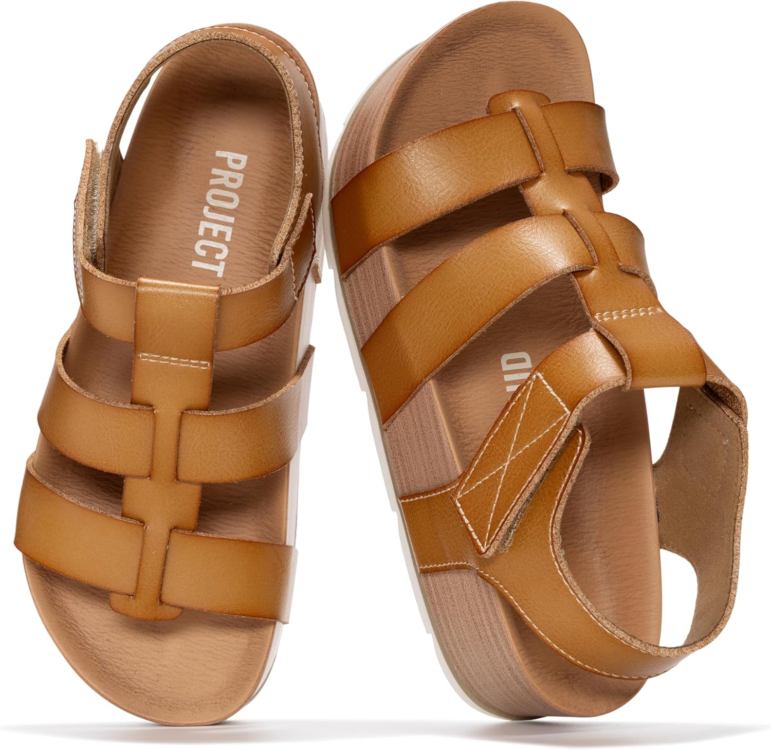 Thumbnail 6 de Proud Project Cloud Platform Sandals — Strappy Wedges 👡