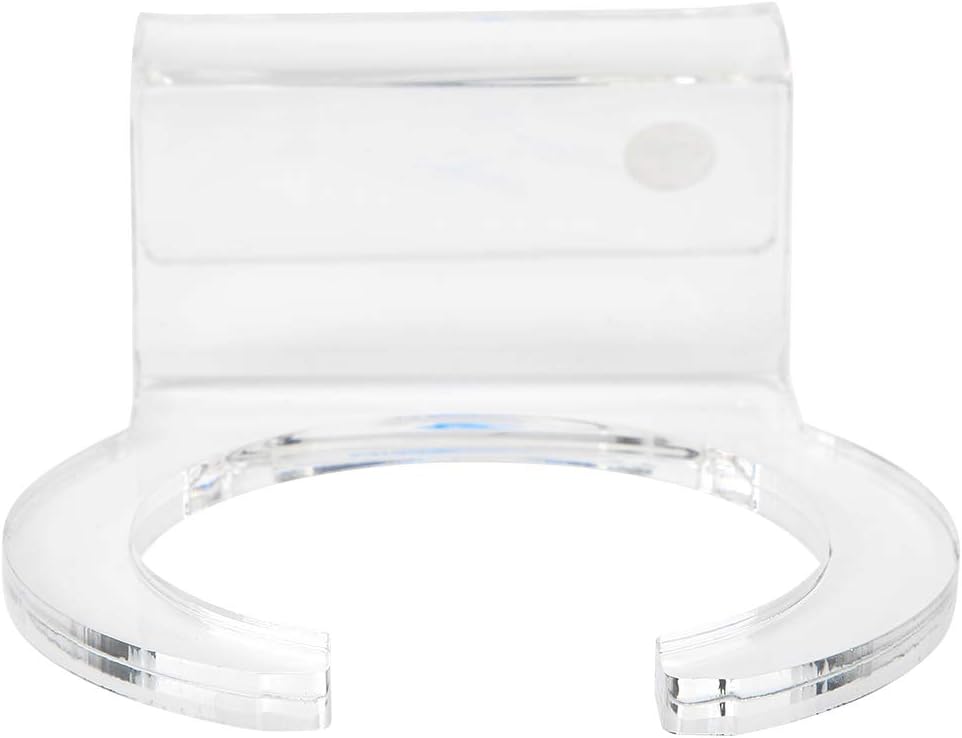 Tiiyee 4 inch Aquarium Filter Sock Mount Bracket (Acrylic) for Pre-sump Felt Bags