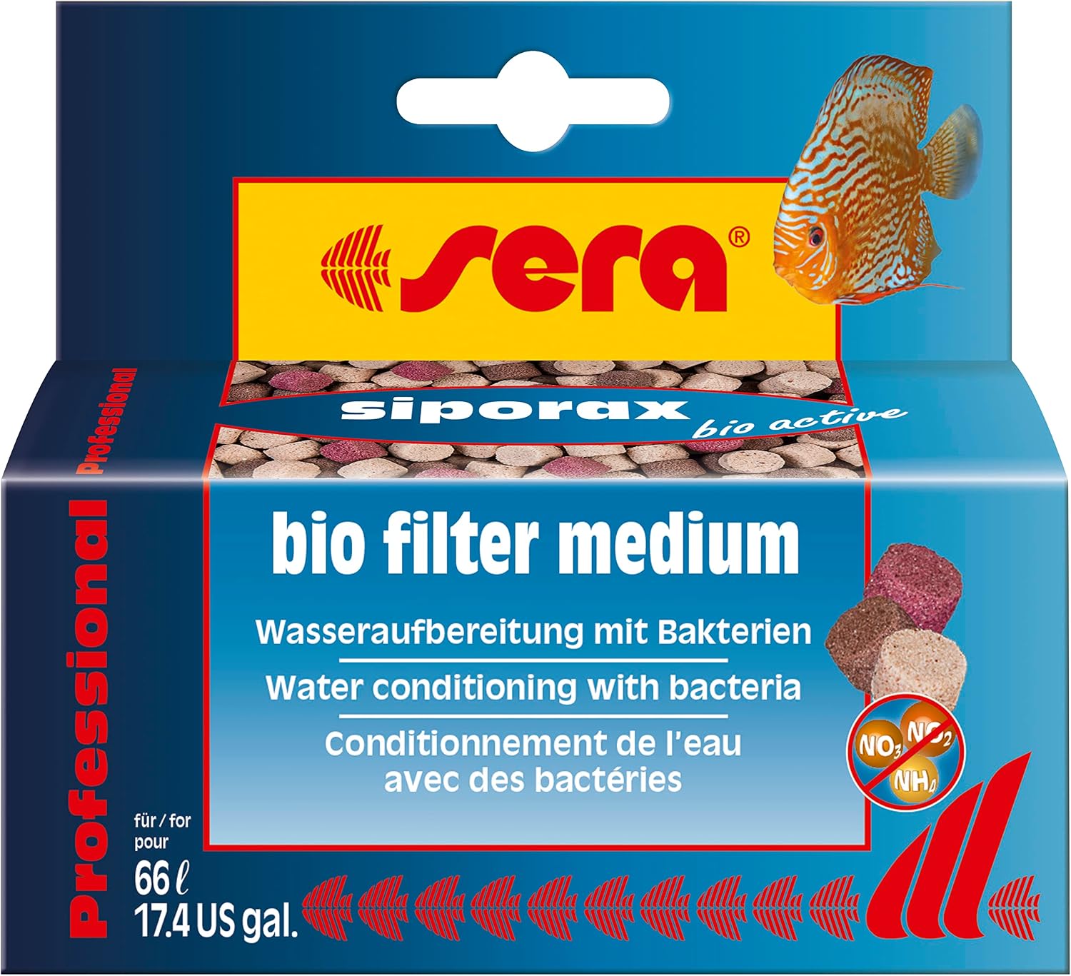 sera Siporax Bio Active Professional 35 g, tabletten voor biologische waterbehandeling