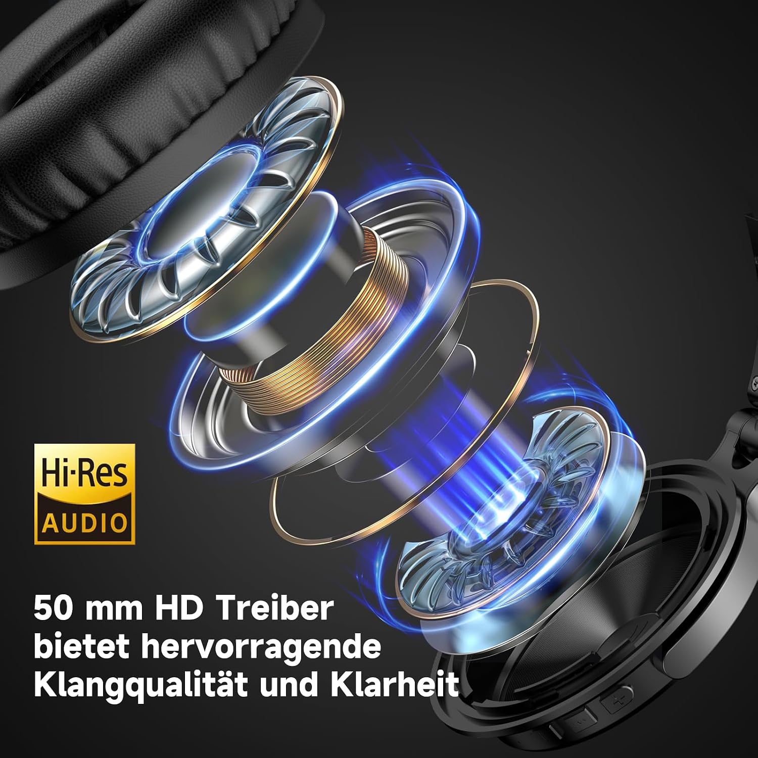 Thumbnail 4 de OneOdio Bluetooth Kopfhörer Over Ear Rot