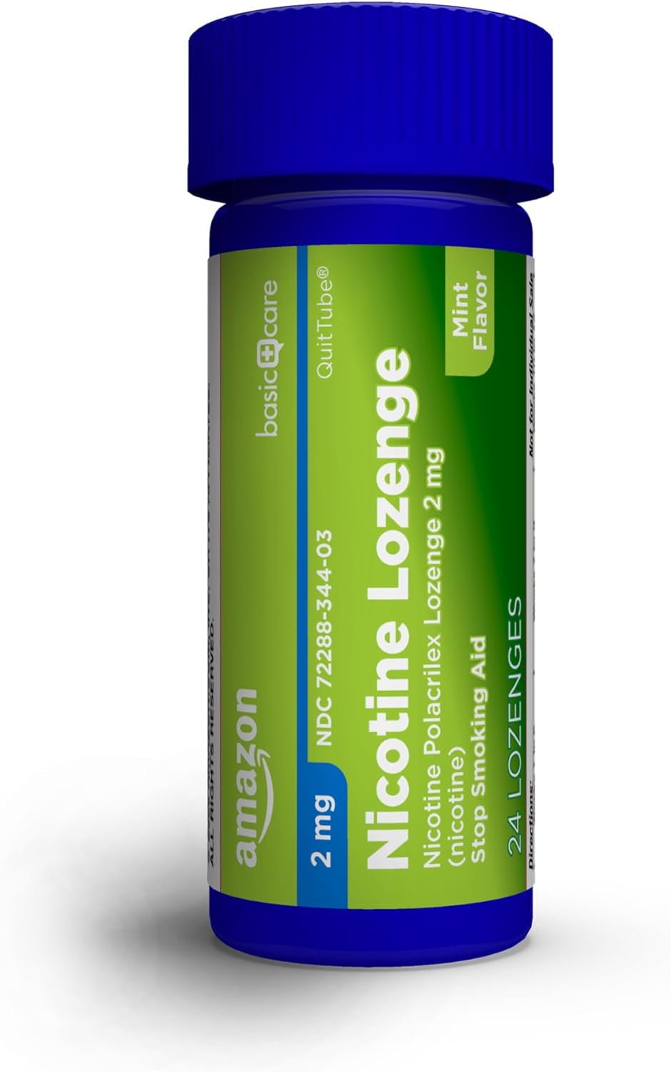 Thumbnail 6 de Amazon Basic Care Nicotine Polacrilex Lozenge 2 mg (Mint) – Stop Smoking Aid, 144 Count