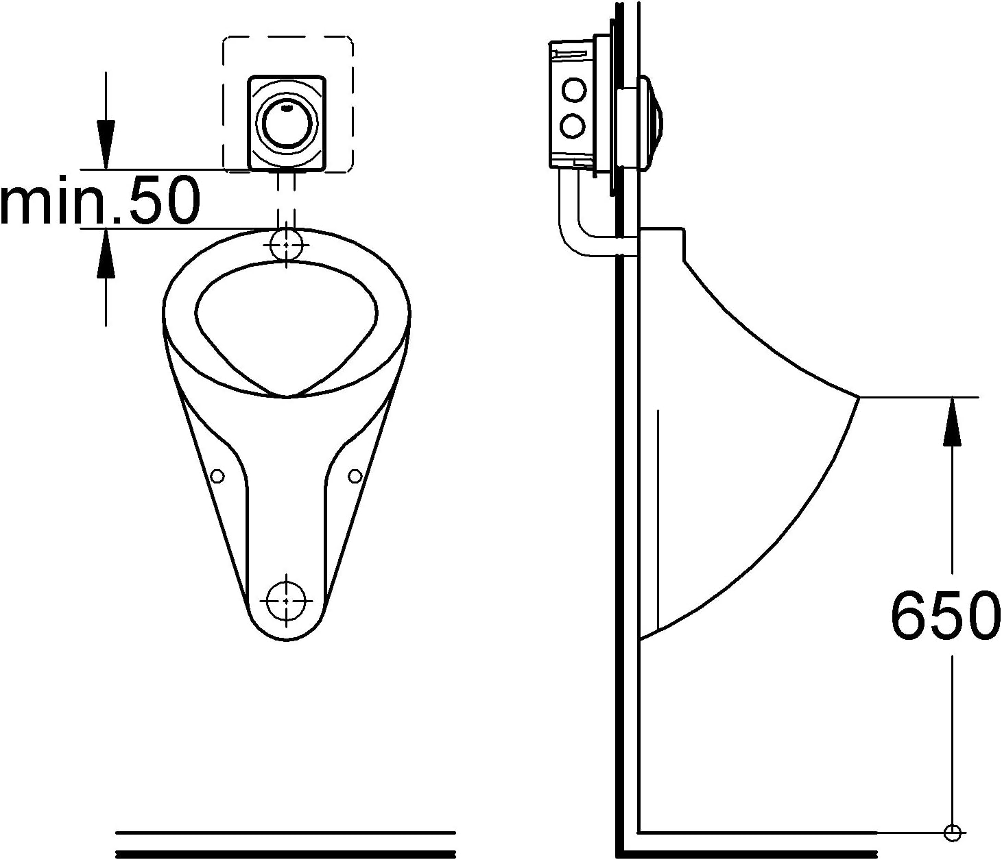 Detalle 1 de GROHE Surf 38808SH0 bedieningsplaat, wit, 14,4 × 11,6 cm