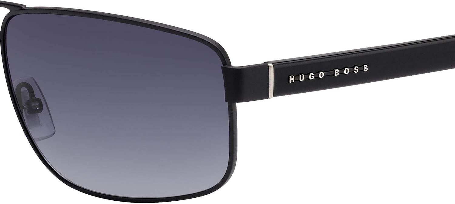 Detalle 2 de BOSS 1035/S Men's Metal Sunglasses, Matte Black, Grey Shaded, 64/15/140