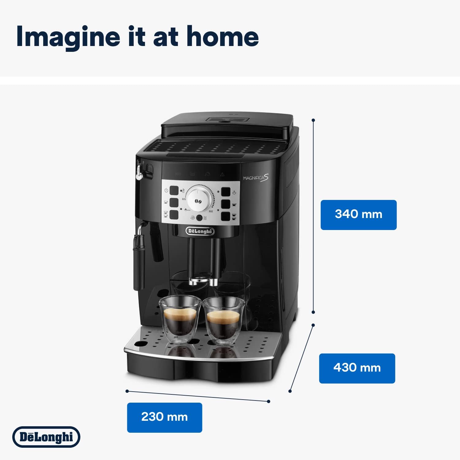 Thumbnail 2 de De'Longhi Magnifica S ECAM22.110.B: Bean-to-Cup Coffee That Fits Home Life