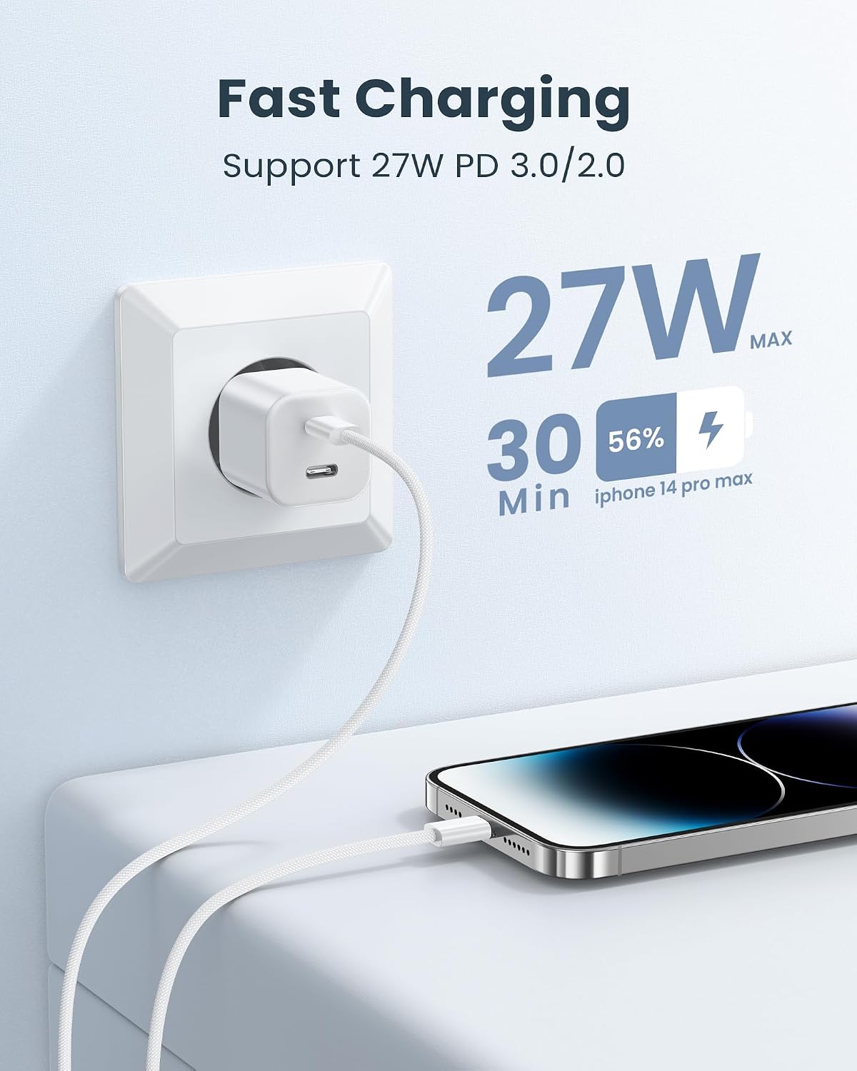 Thumbnail 1 de USB C Lightning Kabel 1M 2Pack für iPhone