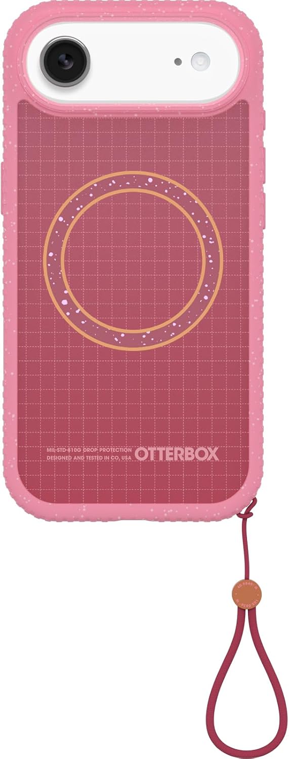 Detalle 2 de OtterBox Sole Series MagSafe pour iPhone Air – Coque antichoc rose