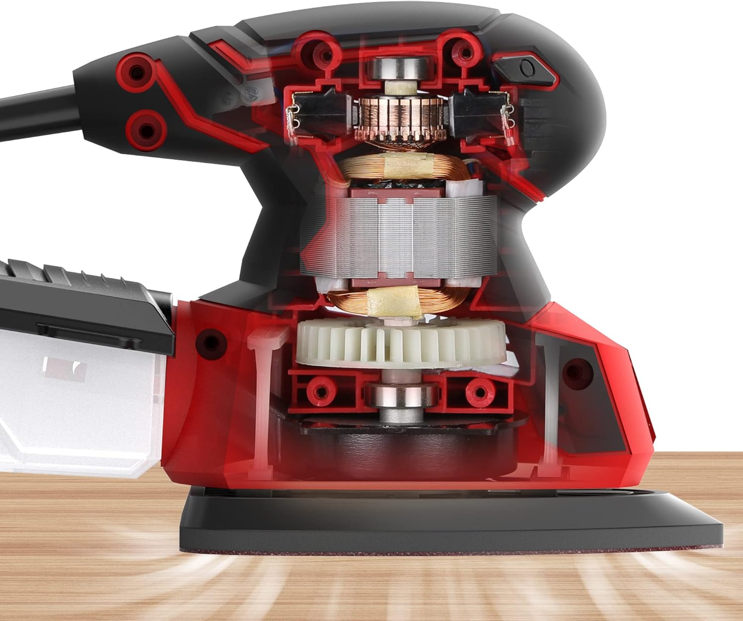 Thumbnail 5 de POPULO Electric Mouse Sander 130W 14000RPM for Wood 🖱