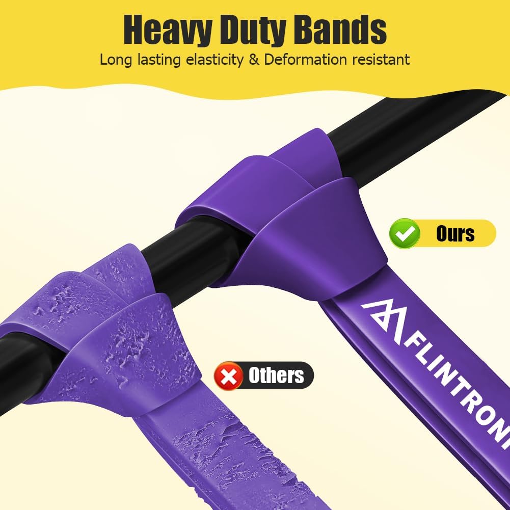 Detalle de Flintronic Resistance Bands Set — 4 Levels of Elasticity for Home Workouts and Mobility
