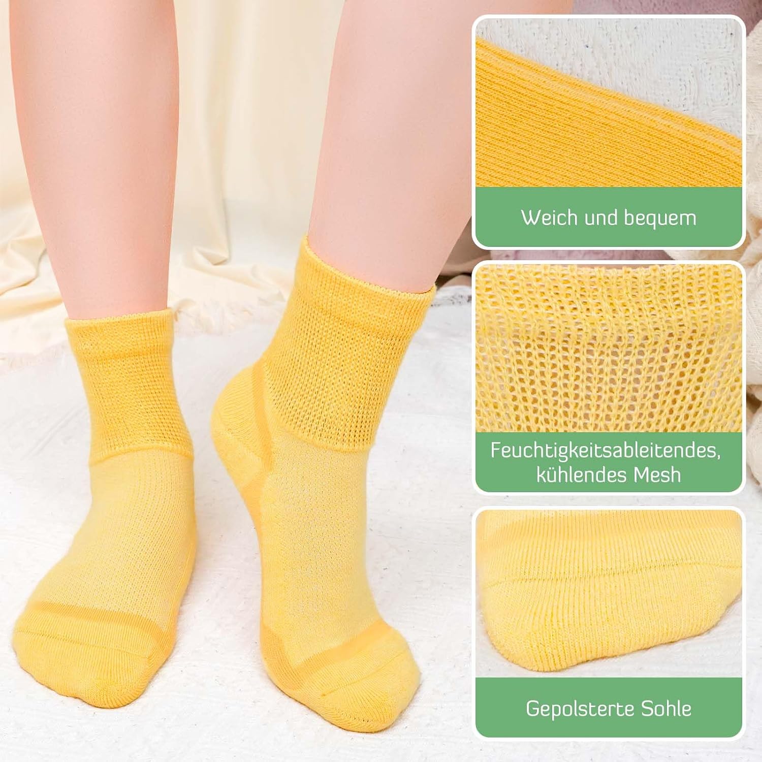Thumbnail 3 de LOFIR Bambus Diabetiker Socken Damen 39–46