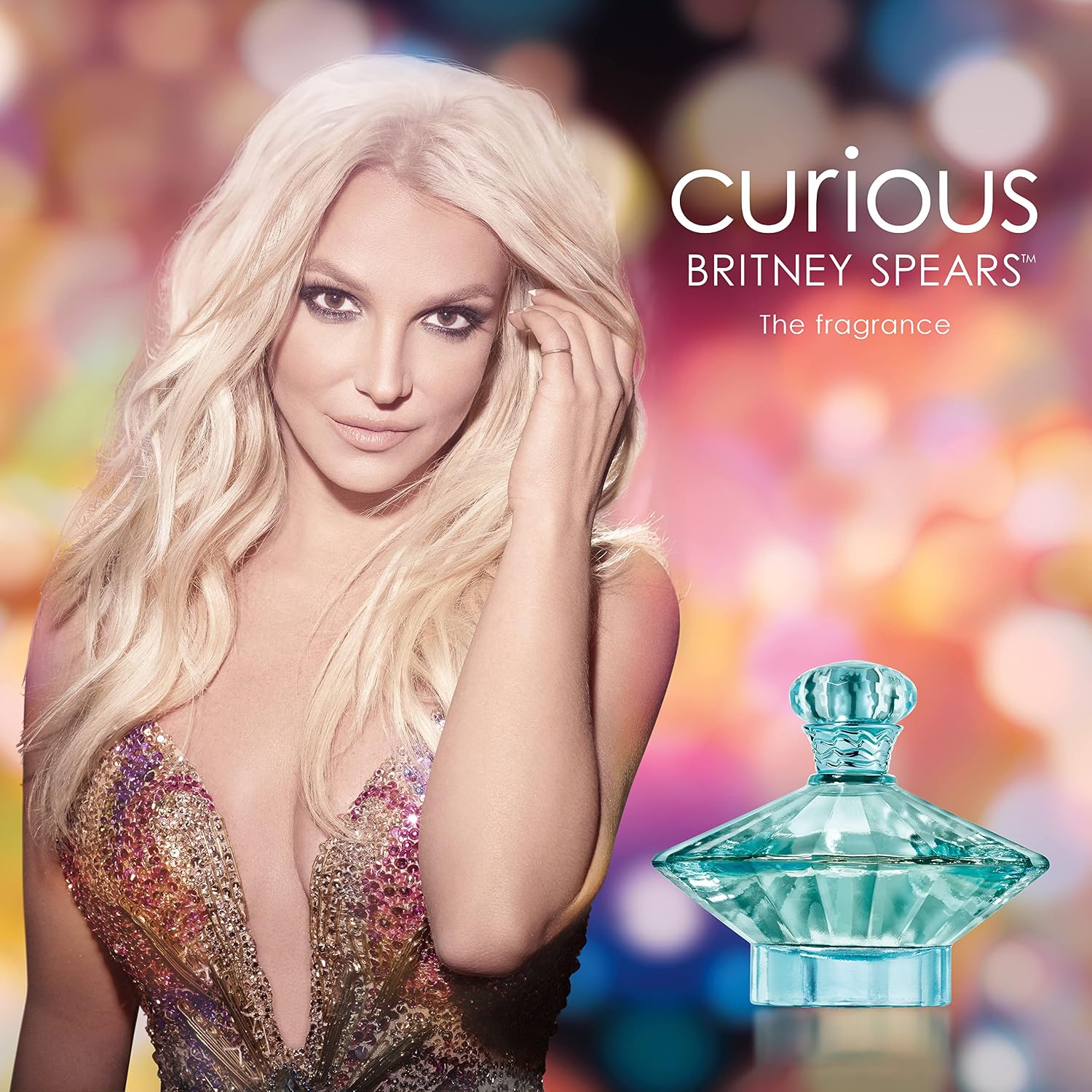 Detalle de Britney Spears Curious Fine Fragrance Mist, bloemige bodymist van 236 ml