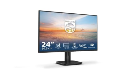 Detalle de PHILIPS Monitor 24E1N1100A 24" – FHD IPS, 120Hz, 4ms GtG, Speakers, HDMI 1.4