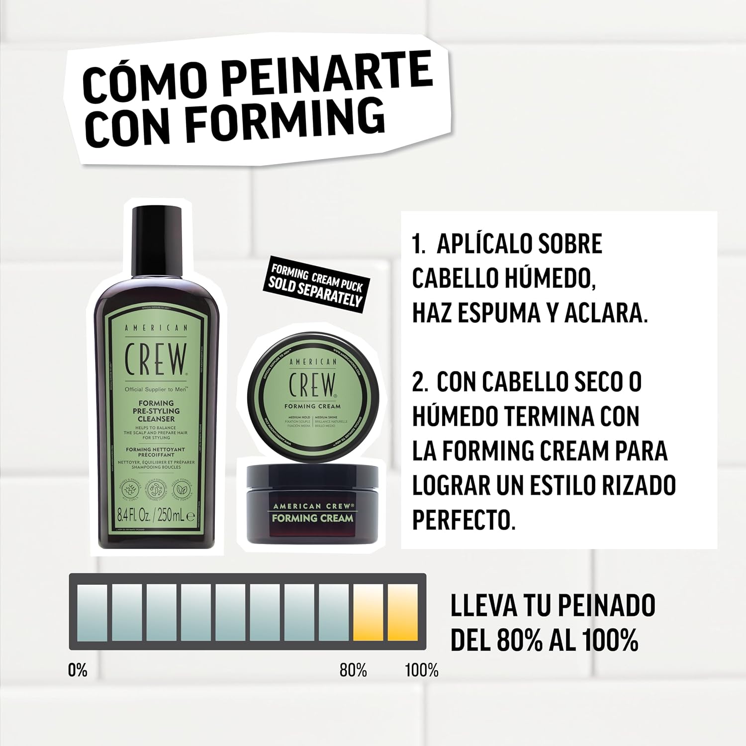 Thumbnail 2 de American Crew Forming Pre-Styling Cleanser 💇‍♂️ 250ML