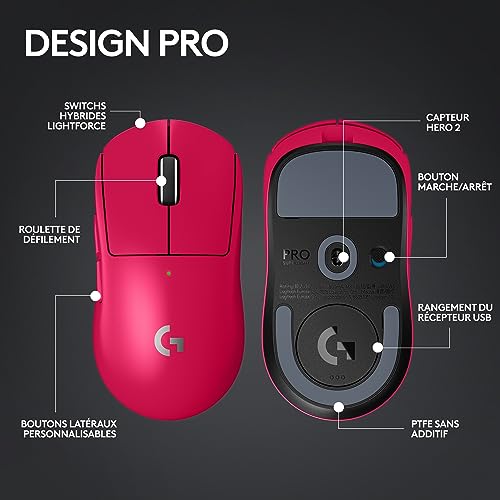 Thumbnail 6 de Logitech G PRO X SUPERLIGHT 2 — Souris gaming sans fil légère et précise (Édition Europe Est)