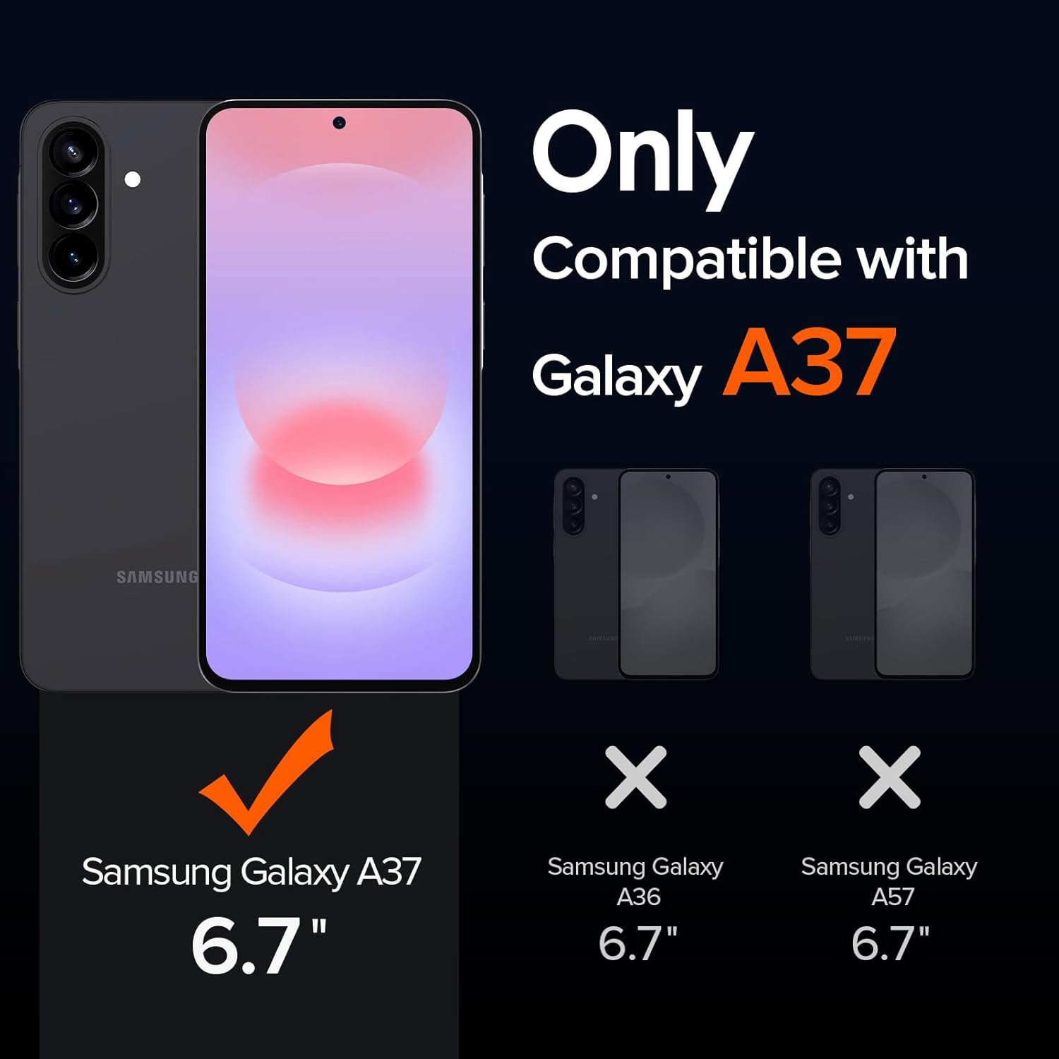 Thumbnail 1 de ivoler Magnétique Coque 3 en 1 pour Samsung Galaxy A37 5G – Protection militaire, verre trempé et coque arrière translucide