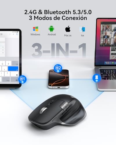 Thumbnail 1 de TECKNET Ratón inalámbrico 700 mAh