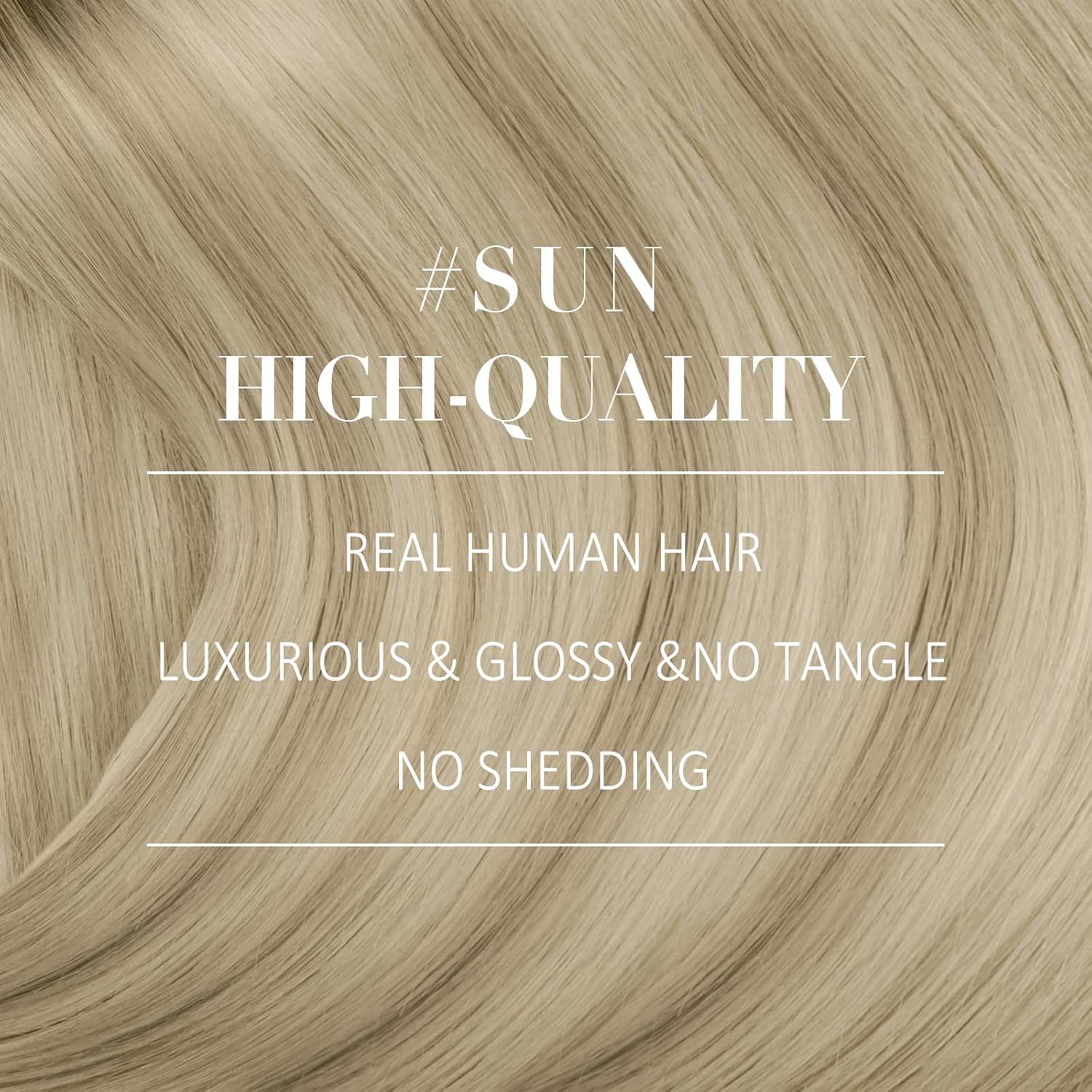 Thumbnail 1 de YoungSee Nanoring Extensions Remy Echthaar – Aschblond mit Platinblond Nano-Ring 35 cm, 50 g (#SUN)