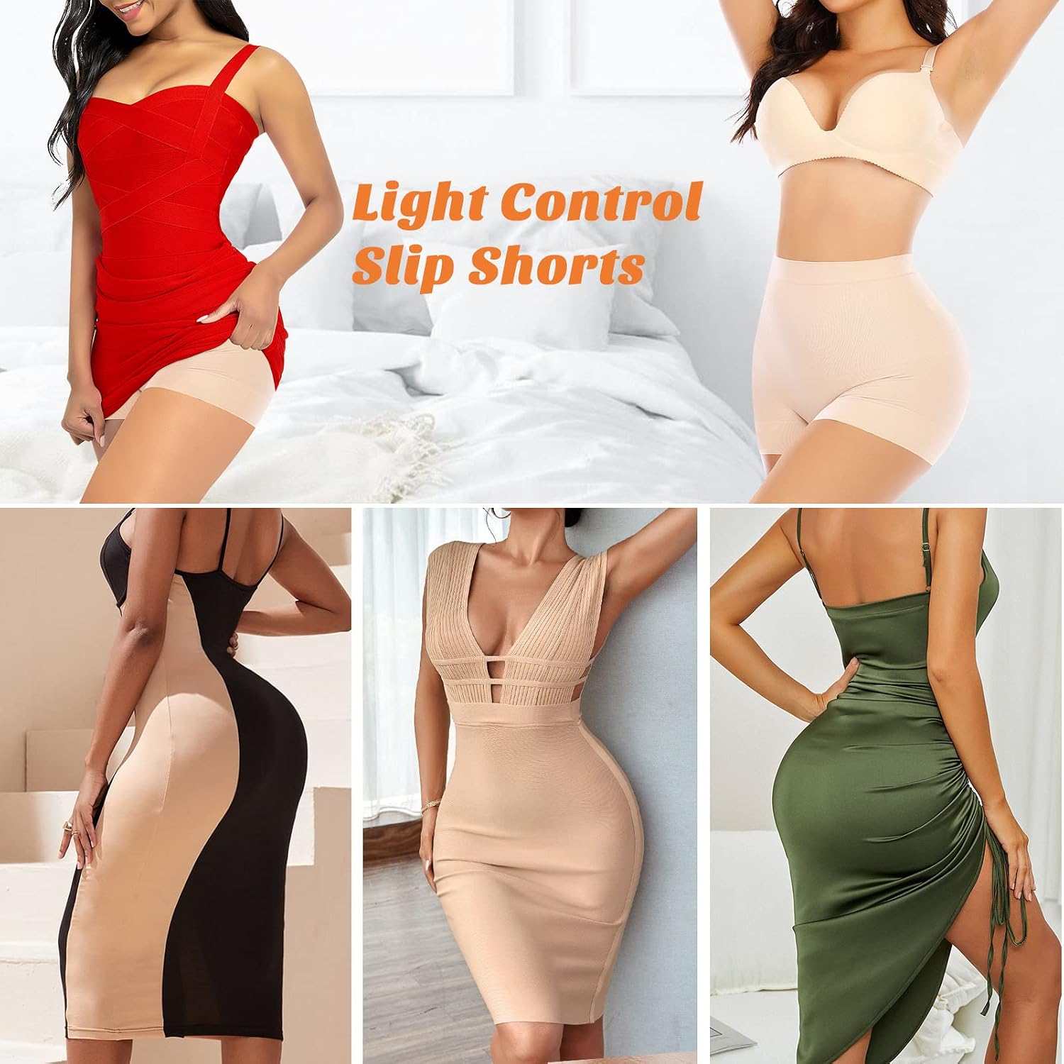 Thumbnail 5 de Womens Seamless Shaping Boyshorts Panties: Light to Medium Tummy Control in a Comfort-First Slip Short