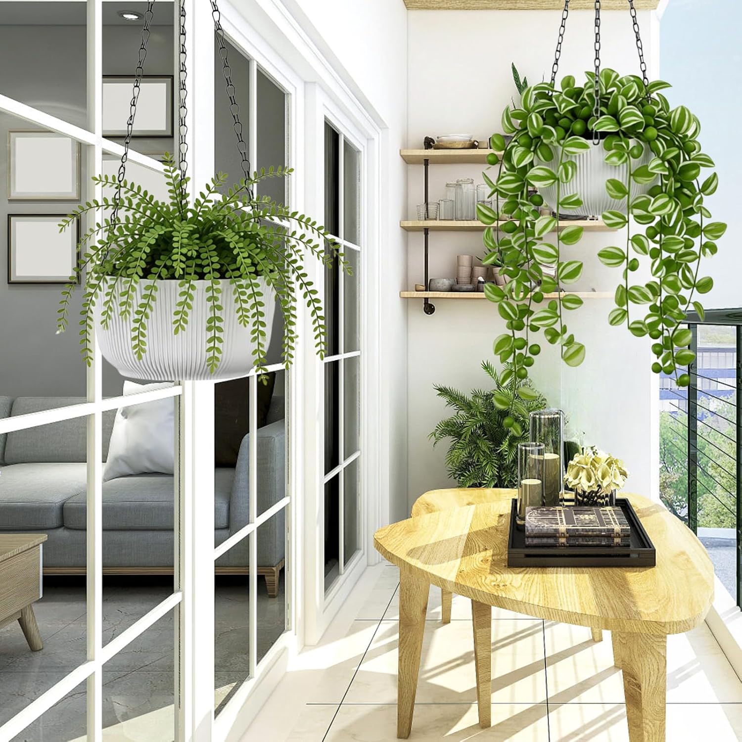 Thumbnail 5 de Kvetto Hanging Planters 8-Inch