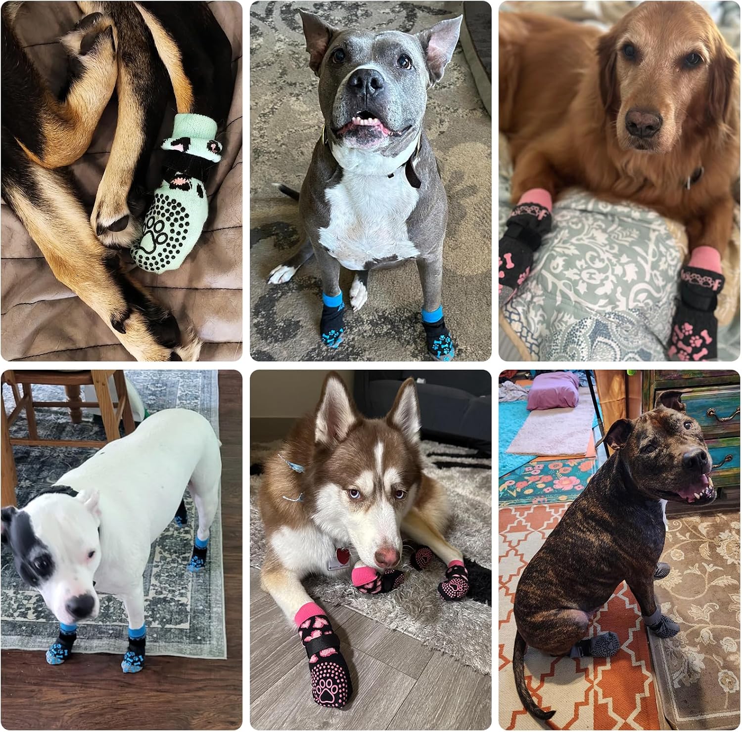 Thumbnail 6 de KOOLTAIL BJSJ105_GXL Dog Socks, XL 4-Pack with Double-Sided Grip