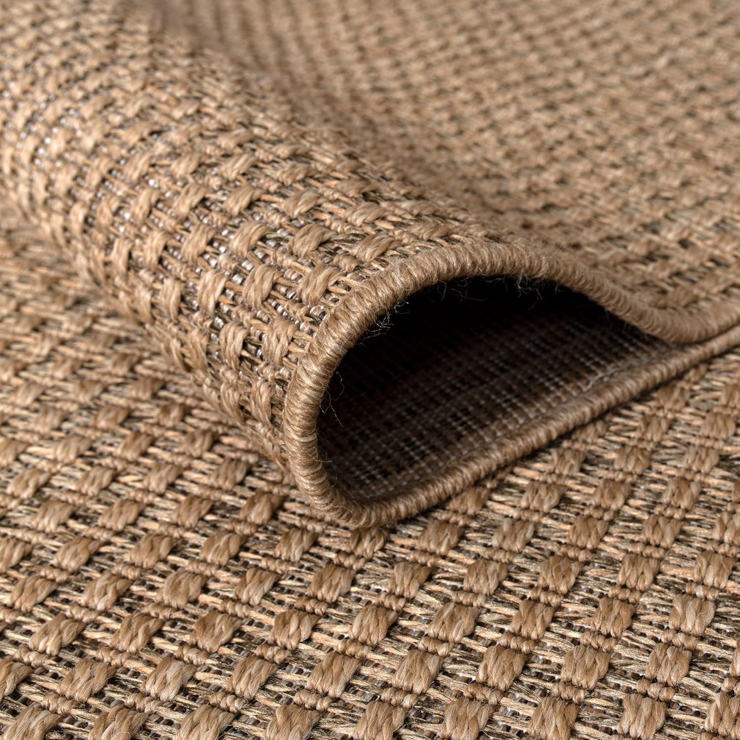 Thumbnail 2 de Paco Home tapis d’extérieur aspect jute 240x340 cm Naturel & Noir, beige 4