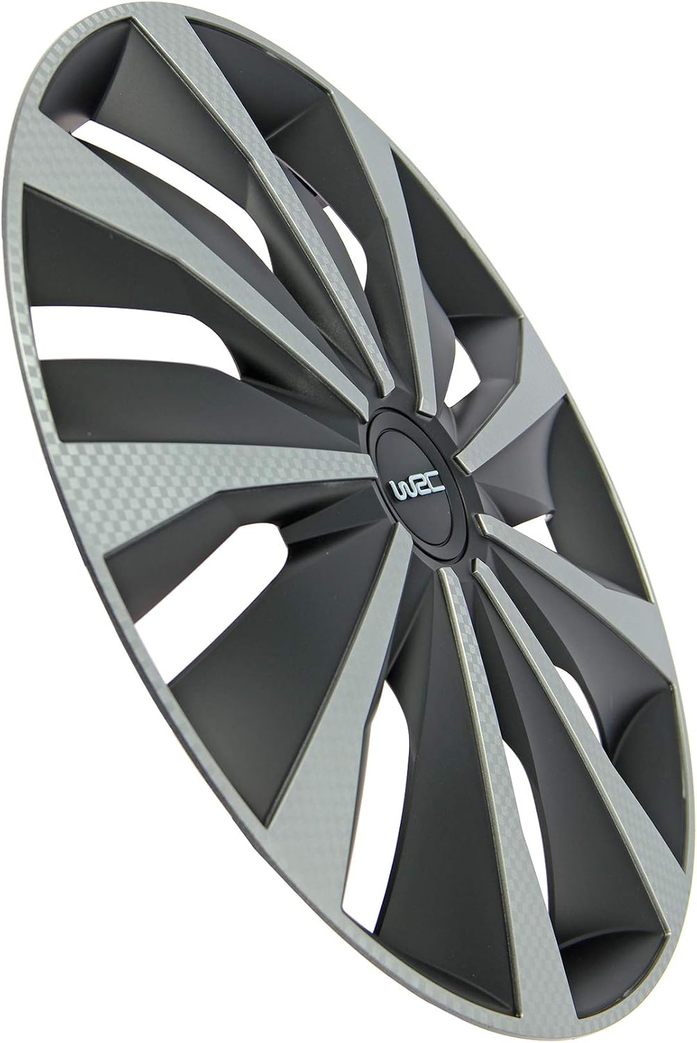 Detalle 2 de WRC Tapacubos 15 Carbono negro mate gris