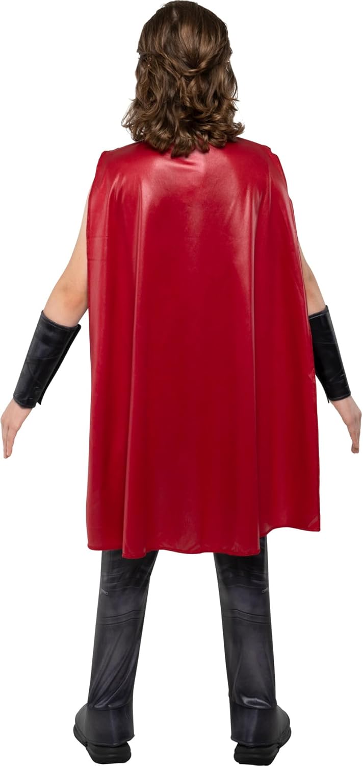 Detalle 2 de MARVEL Thor Youth Halloween Costume with Padded Jumpsuit and Detachable Cape
