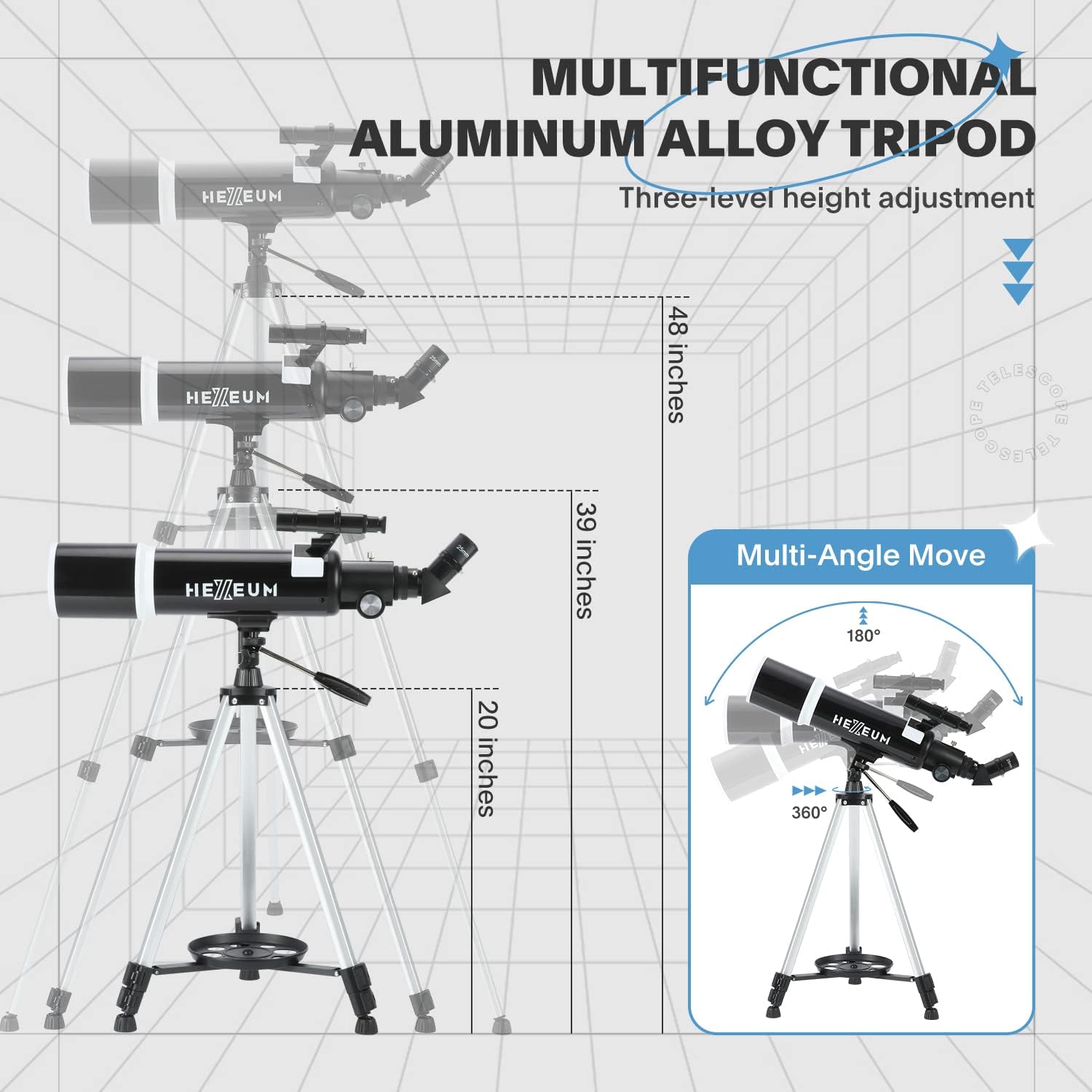 Thumbnail 5 de 80mm Aperture 600mm Telescope for Beginners