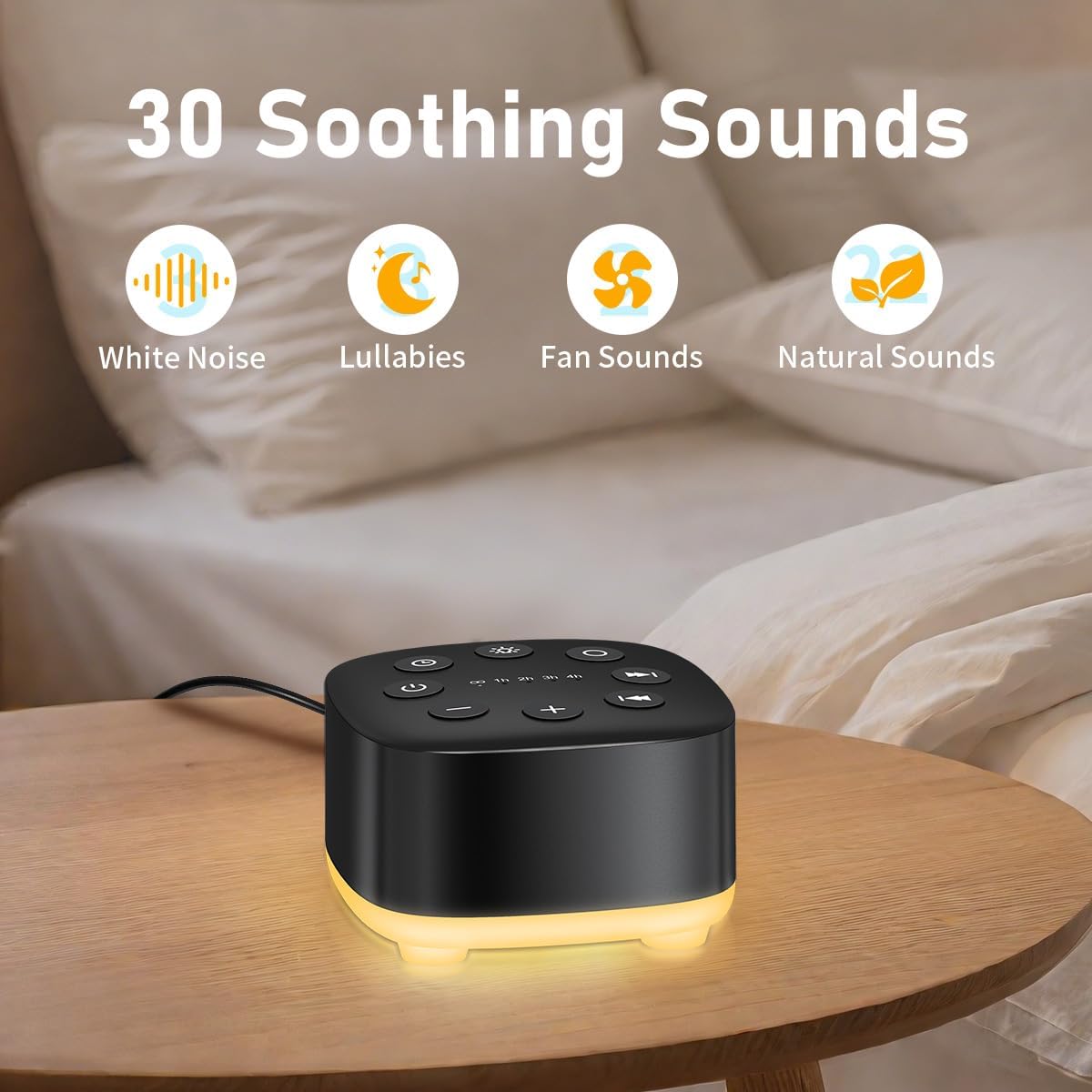 Detalle de White Noise Sound Machine with 30 Sounds