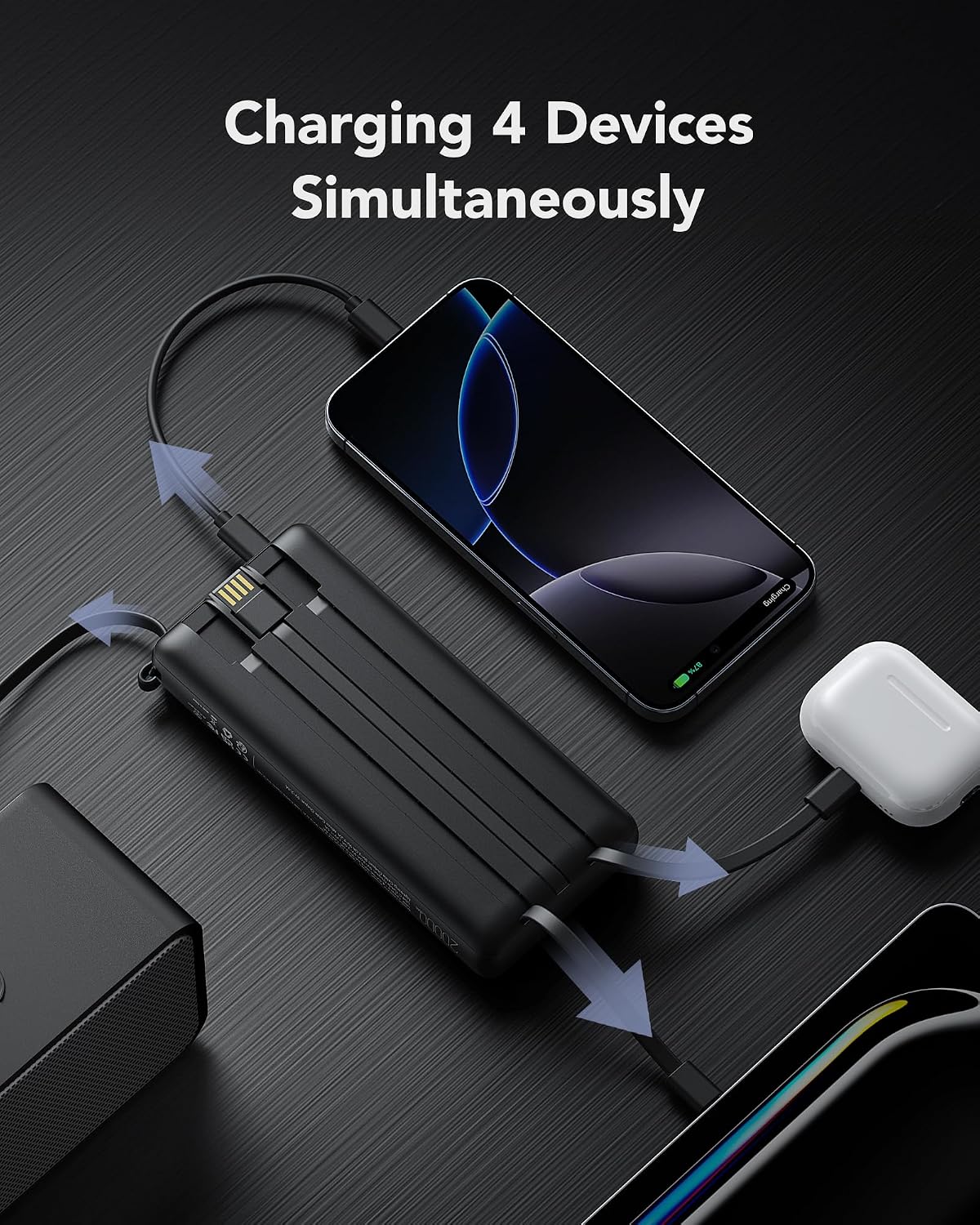 Detalle de VRURC Portable Charger 20000mAh Power Bank