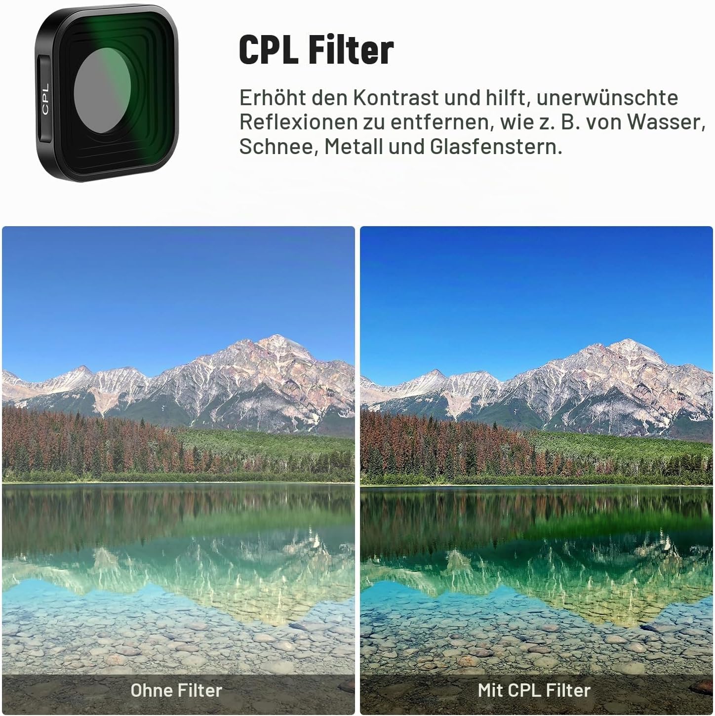 Thumbnail 4 de NEEWER ND-Filter-Set für GoPro Hero 9–13, 6er Pack (CPL/ND8/ND16/ND32/ND64/ND1000)