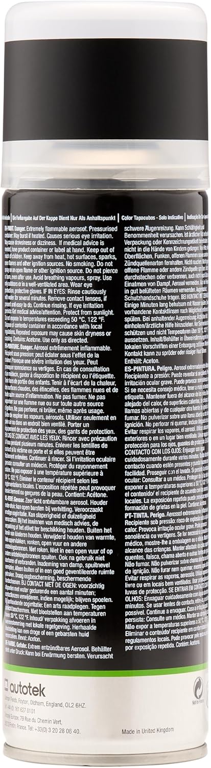 Detalle 2 de Autotek Professional peinture 300 ml noire mate đ