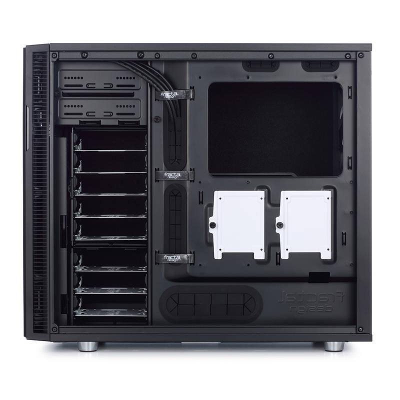 Detalle 2 de Fractal Design Define R5 negra: caja PC ATX/ Micro ATX/ Mini-ITX, silencio y flexibilidad para alto rendimiento