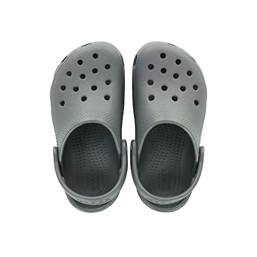 Detalle de Crocs Unisex Kids Classic Clog TClog in Slate Grey (9 UK Child)