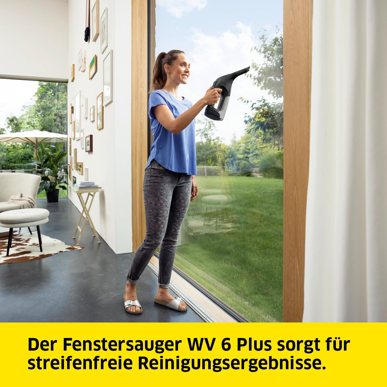 Thumbnail 1 de Kärcher Fenstersauger WV 6 Plus Multi Black Edition – lange Akkulaufzeit, Zubehör im Paket
